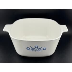 Cornflower Blue by Corning -  1.75 Quart Square Casserole No Lid